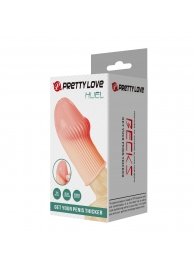 Телесная насадка на пенис Huel - 9 см. - Baile - в Раменском купить с доставкой