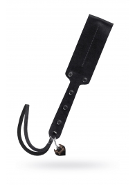 Черный кожаный пэддл - 32 см. - Pecado - купить с доставкой в Раменском