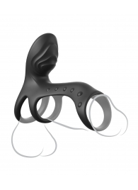 Черная насадка на пенис Ultimate Couples Cage Pro - Pipedream - в Раменском купить с доставкой