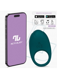 Зеленое интерактивное виброкольцо Ringo - Intoyou - в Раменском купить с доставкой