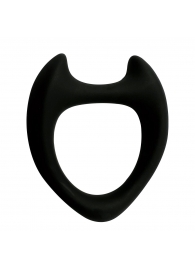 Черное эрекционное кольцо с рожками Wooomy Toro M - Adrien Lastic - в Раменском купить с доставкой