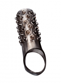 Дымчатая насадка на пенис с выпуклостями - 12 см. - Sex Expert - в Раменском купить с доставкой