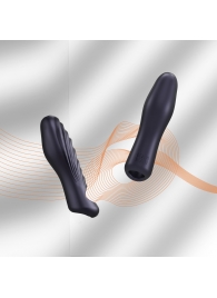 Сливовая силиконовая насадка на пенис с подхватом Manwan Ryzer - Manwan - в Раменском купить с доставкой