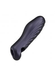 Сливовая силиконовая насадка на пенис с подхватом Manwan Ryzer - Manwan - в Раменском купить с доставкой