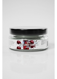 Массажная свеча «Спелая вишня» - 50 мл. - SGAN - купить с доставкой в Раменском