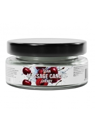 Массажная свеча «Спелая вишня» - 50 мл. - SGAN - купить с доставкой в Раменском
