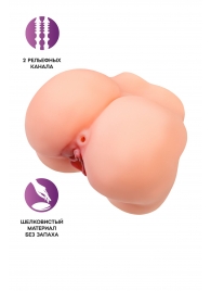 Реалистичный мастурбатор в форме попки с 2 любовными входами - No Name - в Раменском купить с доставкой