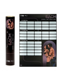 Плакат для двоих со скретч-слоем «БДСМ» - Сима-Ленд - купить с доставкой в Раменском