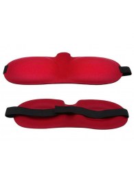 Красная глухая маска на резинке - Sitabella - купить с доставкой в Раменском