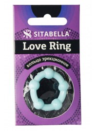 Цветное эрекционное кольцо Love Ring с бусинами - Sitabella - в Раменском купить с доставкой