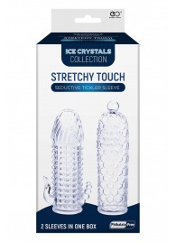 Набор из 2 прозрачных насадок на член Seductive Tickler Sleeves Set - NMC - в Раменском купить с доставкой