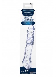 Прозрачная насадка-удлинитель Length Enhancer с подхватом - 22,3 см. - NMC - в Раменском купить с доставкой