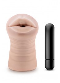 Телесный мастурбатор-ротик Nicole Vibrating Masturbator - Blush Novelties - в Раменском купить с доставкой