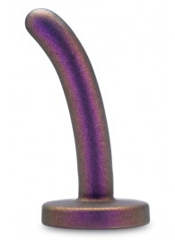 Фиолетовая насадка с гладкой поверхностью Surrender 4.75 Inch Beginner Pegging Dildo - 12 см. - Blush Novelties - купить с доставкой в Раменском