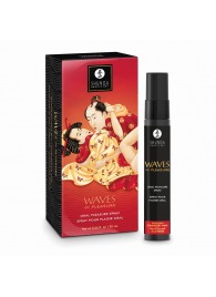 Оральный спрей Waves of Pleasure с ароматом клубники и шампанского - 20 мл. - Shunga - купить с доставкой в Раменском