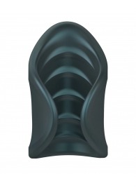 Серый сквозной мастурбатор с вибрацией Manwan Starter - Manwan - в Раменском купить с доставкой