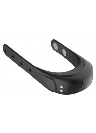 Черное эрекционное виброкольцо на ремешках - Boys of Toys - в Раменском купить с доставкой