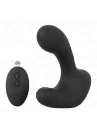 Черная анальная вибропробка с функцией расширения RC Butt Plug with 3 functions - Orion - в Раменском купить с доставкой