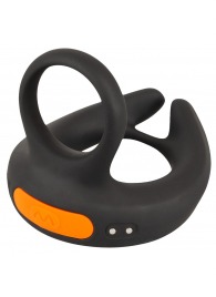 Черный вибростимулятор мошонки RC Scrotum Stimulator with Vibration - Orion - в Раменском купить с доставкой