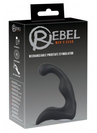 Черный перезаряжаемый стимулятор простаты с вибрацией - 14,6 см. - Orion - в Раменском купить с доставкой