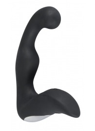 Черный перезаряжаемый стимулятор простаты с вибрацией - 14,6 см. - Orion - в Раменском купить с доставкой