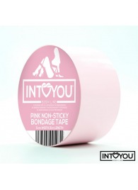 Розовый скотч для фиксации Non-Sticky Bondage Tape - 15 м. - Intoyou - купить с доставкой в Раменском