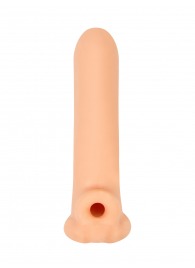 Телесный фаллоудлинитель Titan - 16,5 см. - Lola Games - в Раменском купить с доставкой
