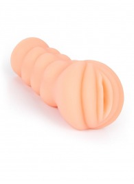 Телесный мастурбатор-вагина с эрекционными кольцами в комплекте - Sexy Girl - в Раменском купить с доставкой