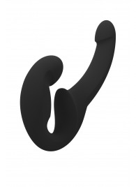 Черный безремневой страпон Share Lite - Fun Factory - купить с доставкой в Раменском