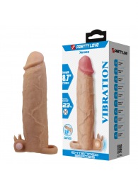 Телесная насадка на пенис Xerxes - 22 см. - Baile - в Раменском купить с доставкой