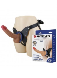 Поясной страпон Wells: трусики в форме бабочки и фаллоимитатор-насадка - Baile - купить с доставкой в Раменском