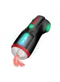 Интерактивный мастурбатор Raven с вакуумом, вибрацией и подсветкой - Shots Media BV - в Раменском купить с доставкой