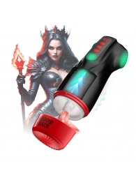 Интерактивный мастурбатор Raven с вакуумом, вибрацией и подсветкой - Shots Media BV - в Раменском купить с доставкой