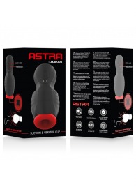 Черно-красный мастурбатор с вибрацией и всасыванием - JAMYJOB - в Раменском купить с доставкой