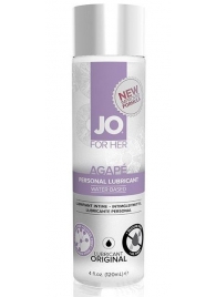 Женский лубрикант на водной основе JO AGAPE LUBRICANT ORIGINAL - 120 мл. - System JO - купить с доставкой в Раменском