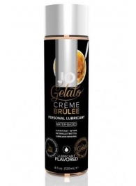 Лубрикант с ароматом крем-брюле JO GELATO CREME BRULEE - 120 мл. - System JO - купить с доставкой в Раменском