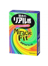 Презервативы Sagami Xtreme Miracle Fit - 5 шт. - Sagami - купить с доставкой в Раменском