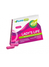 Возбуждающие капсулы Ladys Life - 14 капсул (0,35 гр.) - SuperCaps - купить с доставкой в Раменском