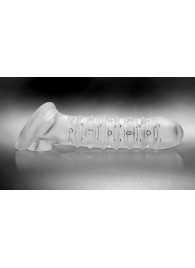 Утолщающая ребристая насадка на пенис - Доминирующее кольцо - в Раменском купить с доставкой