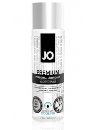 Охлаждающий лубрикант на силиконовой основе JO Personal Premium Lubricant Cooling - 60 мл. - System JO - купить с доставкой в Раменском