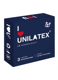 Ультрапрочные презервативы Unilatex Extra Strong - 3 шт. - Unilatex - купить с доставкой в Раменском