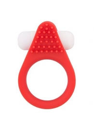 Красное эрекционное кольцо LIT-UP SILICONE STIMU RING 1 RED - Dream Toys - в Раменском купить с доставкой