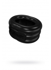 Чёрное эрекционное виброкольцо Stretch - Bathmate - в Раменском купить с доставкой