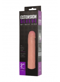 Насадка-удлинитель Extension sleeve телесного цвета - 18,5 см. - Sitabella - в Раменском купить с доставкой