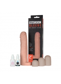 Насадка-удлинитель Extension sleeve с подхватом мошонки - 19 см. - Sitabella - в Раменском купить с доставкой