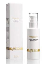 Массажный гель-смазка на силиконовой основе Allover Massage Gel - 100 мл. - YESforLOV - купить с доставкой в Раменском