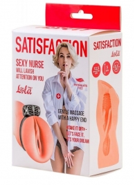 Мастурбатор с виброкольцом Satisfaction Magazine Nurse - Lola Games - в Раменском купить с доставкой