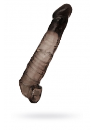 Чёрная насадка на пенис - 22,5 см. - ToyFa - в Раменском купить с доставкой