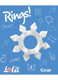 Прозрачное эрекционное кольцо Rings Gear - Lola Games - в Раменском купить с доставкой