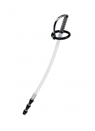 Силиконовый уретральный плаг со сменными фиксирующими кольцами Metal - ToyFa - купить с доставкой в Раменском